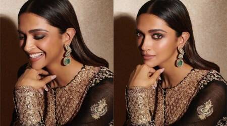 Deepika Padukone stuns in a captivating black ethnic ensemble